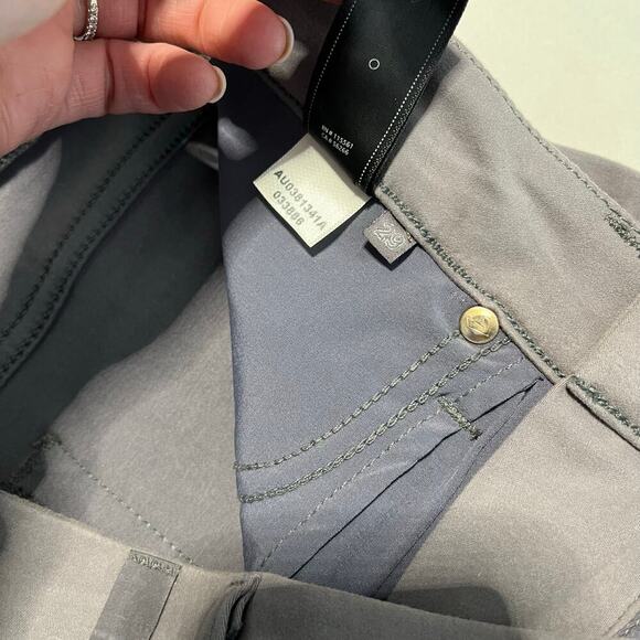 7 FOR ALL MANKIND x MALHIA KENT JEANS SKINNY JACQUARD SILVER GEO SIZE 29 - Picture 5 of 9